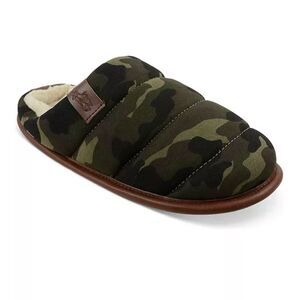 Polo Ralph Lauren Men’s 9 Emery Clog Slippers Camo Slip-On Loafers